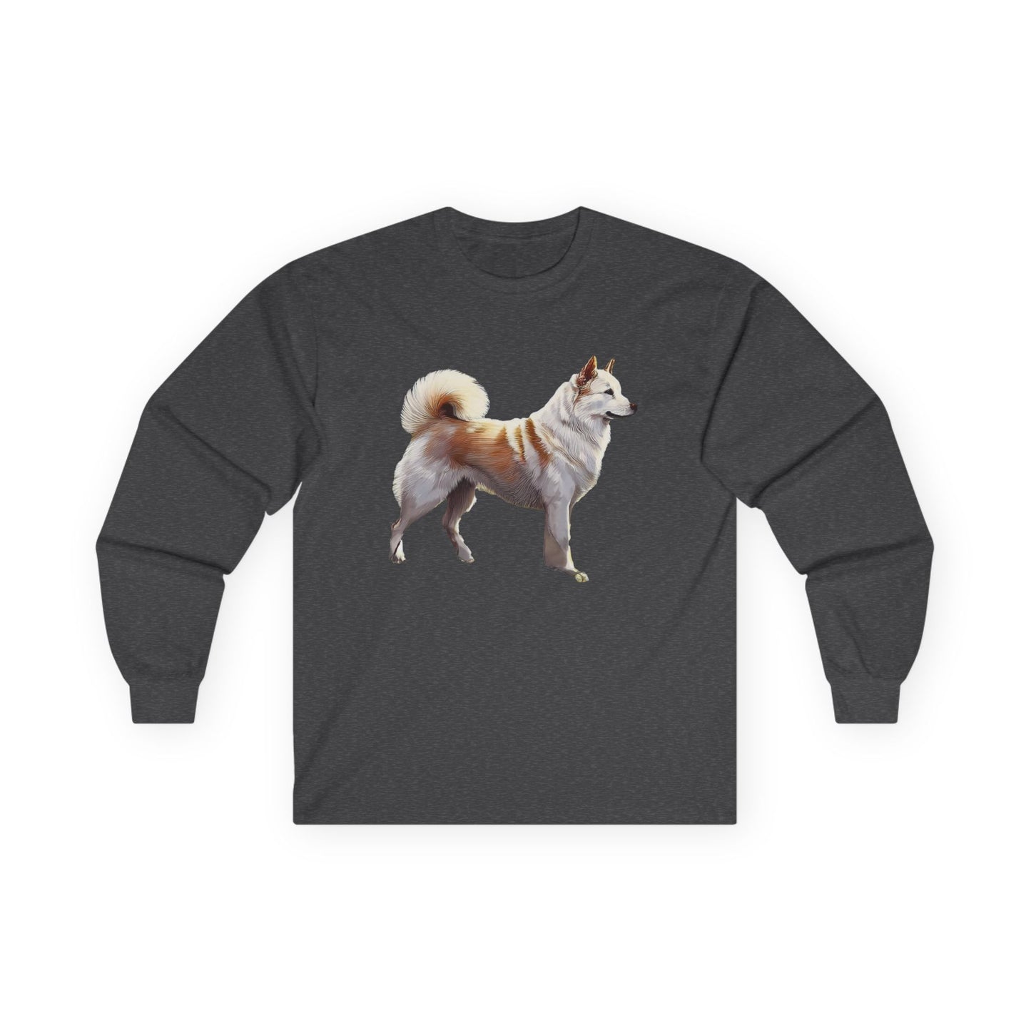 Kishu Ken Unisex Classic Cotton Long Sleeve Tee
