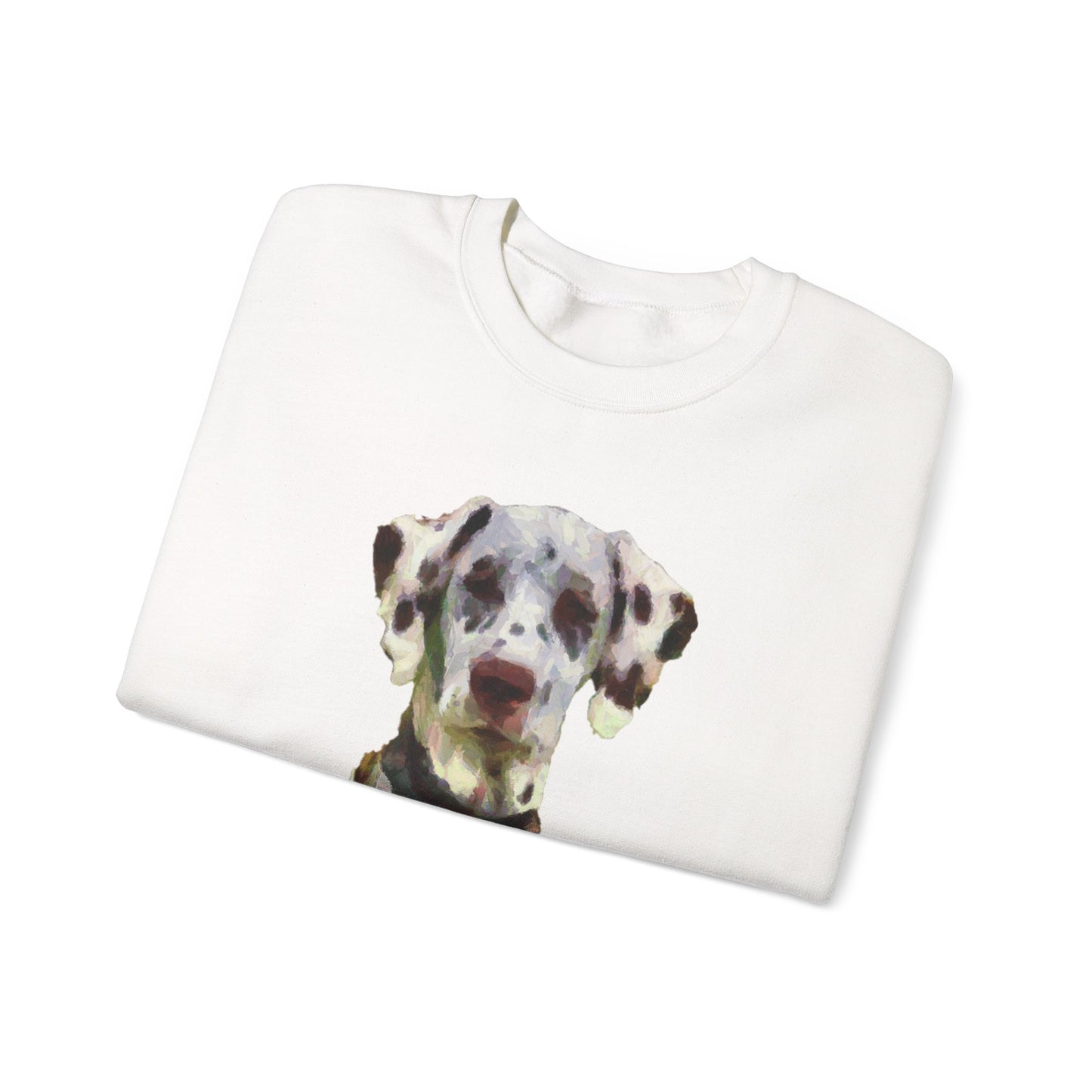 Dalmatian 'Impressionistic' Crewneck Sweatshirt