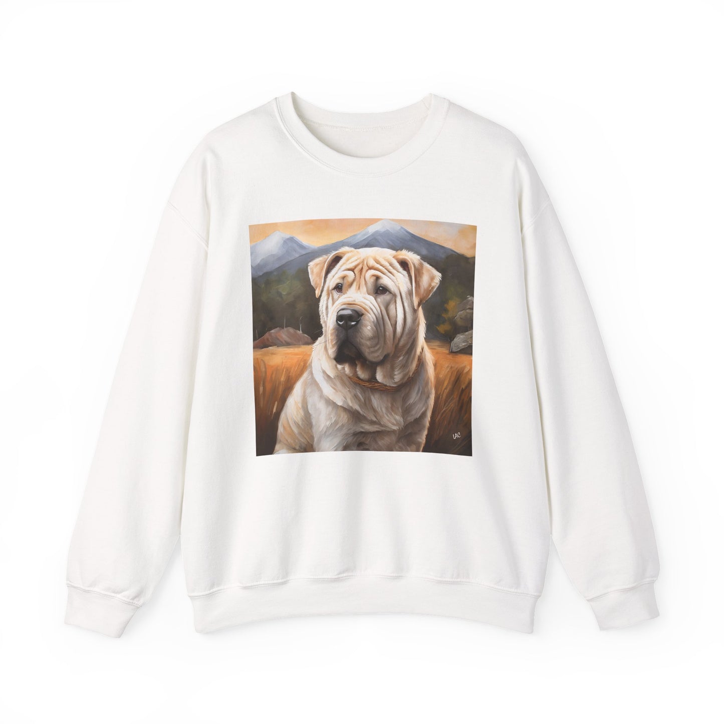 Chinese Shar-Pei Unisex 50/50 Crewneck Sweatshirt