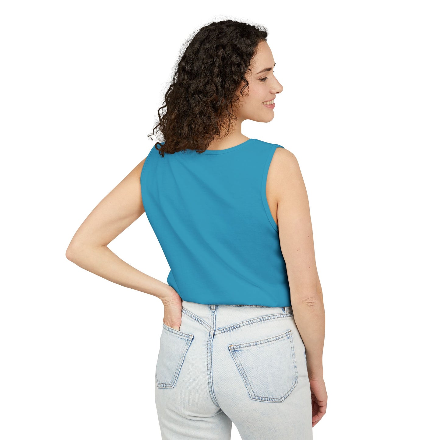 Irish Water Spaniel Unisex Relaxed Fit Garment-Dyed Tank Top