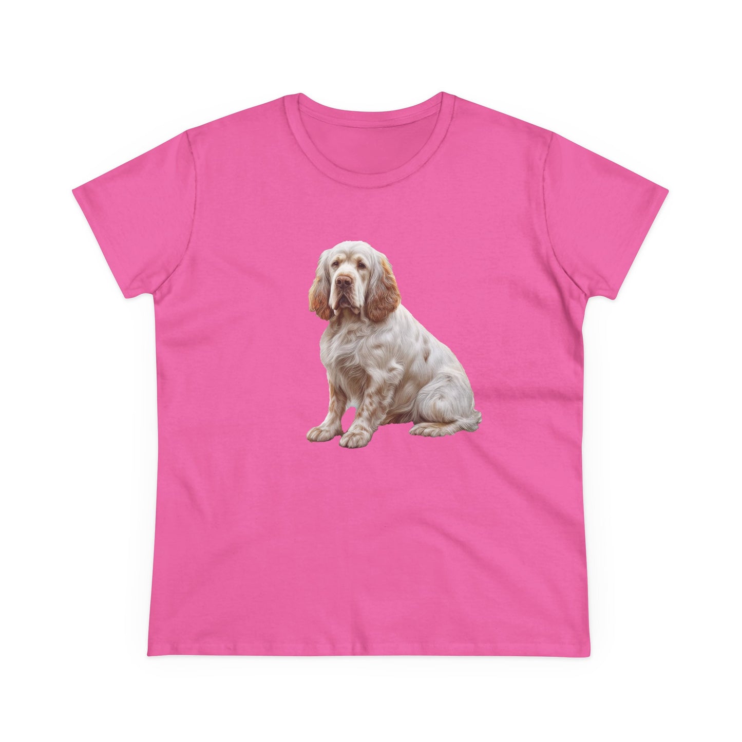 Clumber Spaniel Women's Midweight Cotton Tee