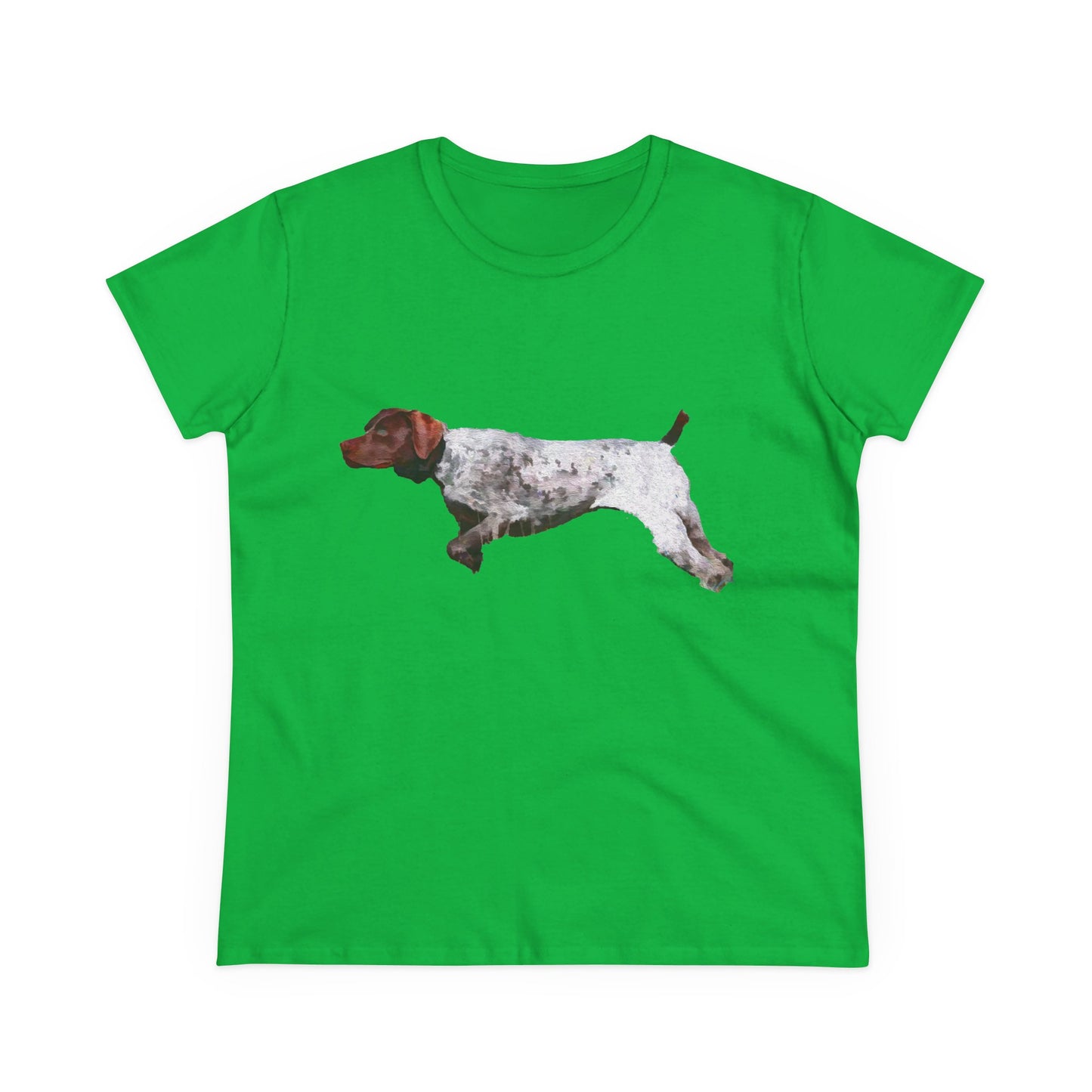 On Point Women's Midweight Cotton Tee for German Shorthaired Pointers