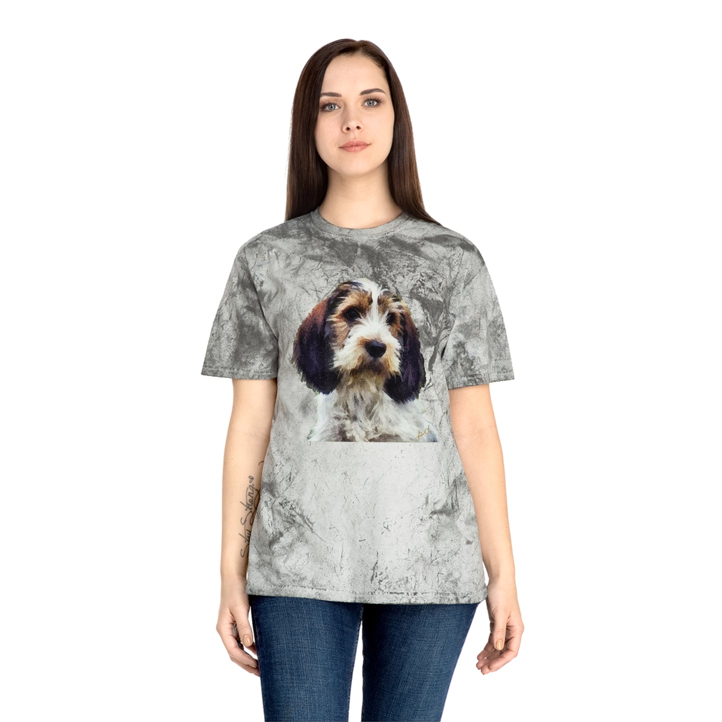Petit Basset Griffon Unisex Cotton Color Blast T-Shirt