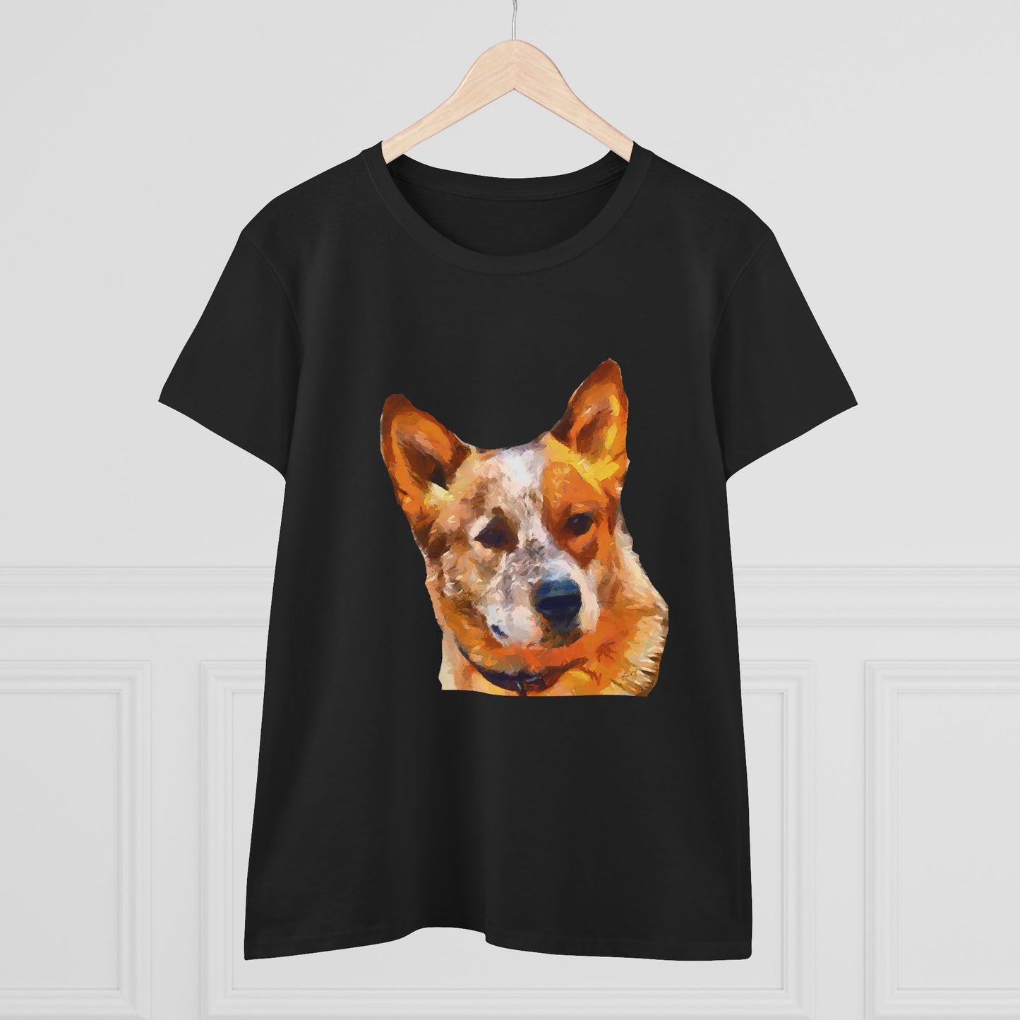 Red Heeler - Australian Cattle Dog Women's Midweight Cotton Tee