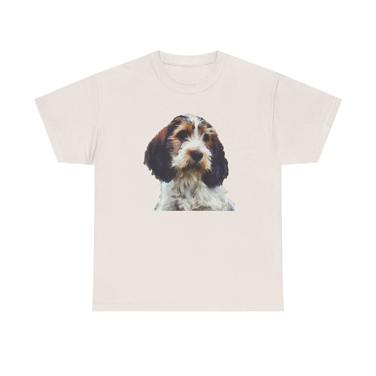 Petit Basset Griffon Unisex Heavy Cotton Tee