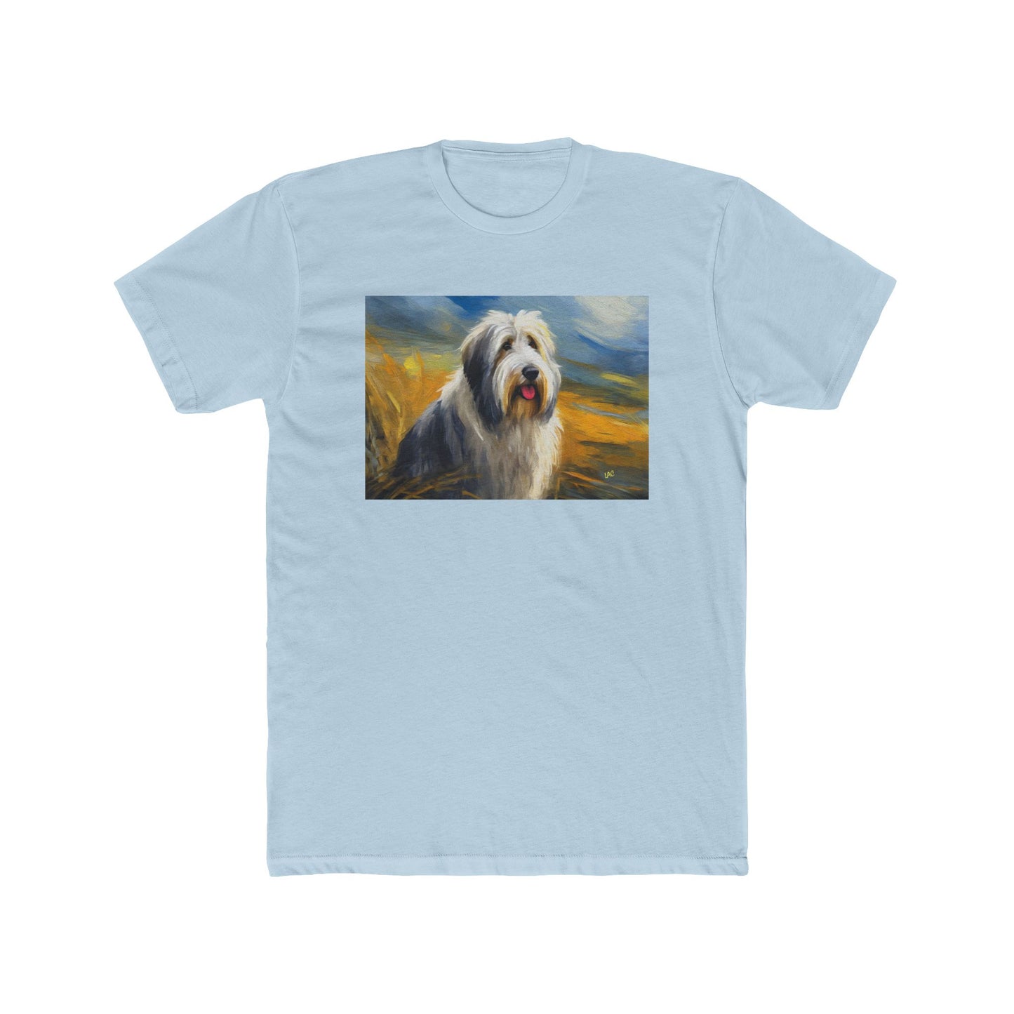Old English Sheepdog Men's Fitted Cotton Crew Tee