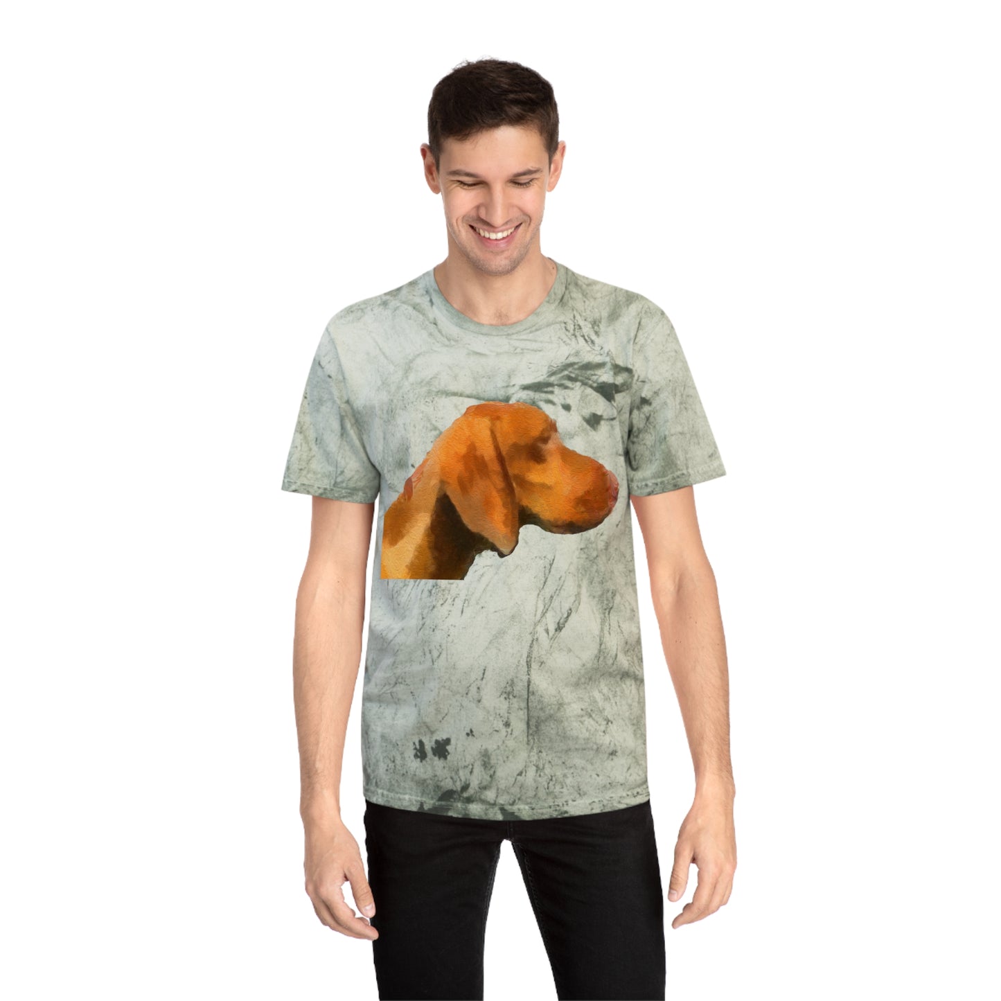 Hungarian Vizsla 'Bela' Unisex Cotton Color Blast T-Shirt