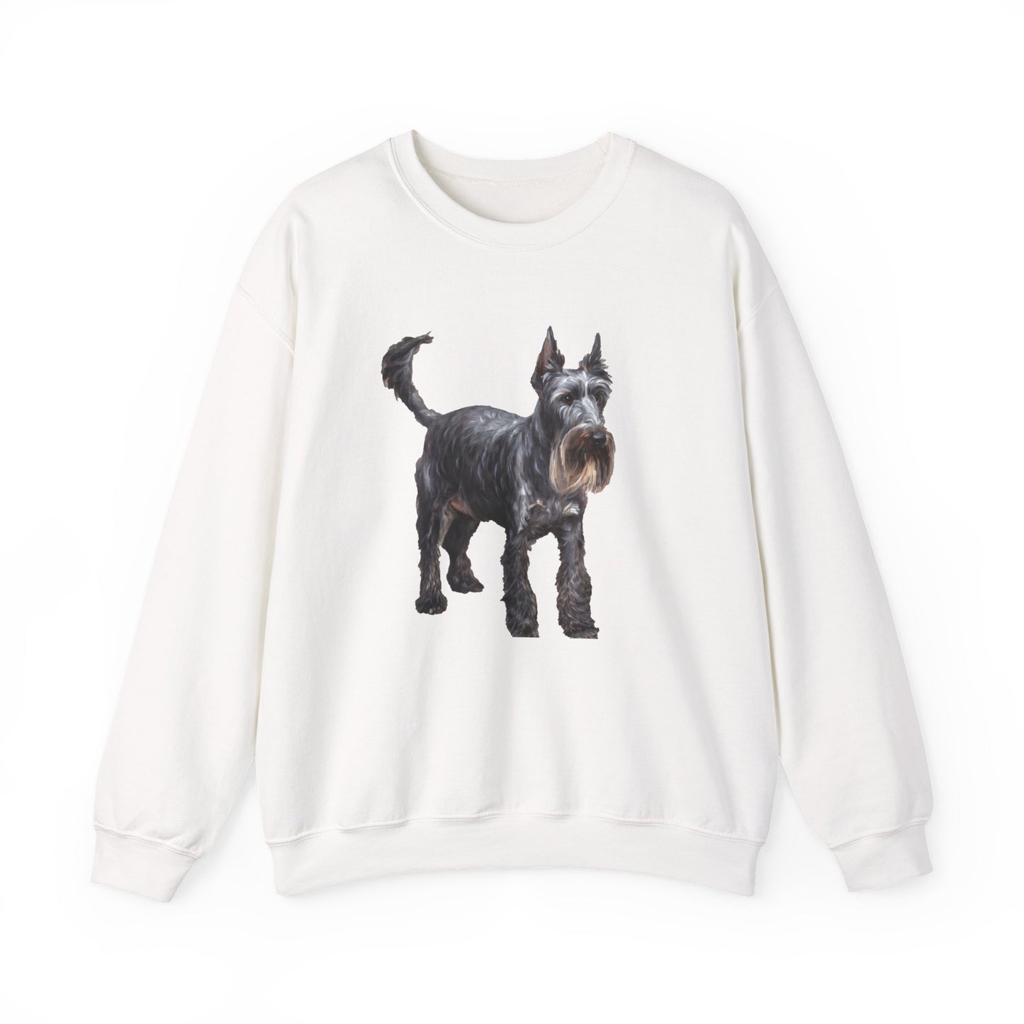 Clever Cesky Terrier Unisex Crewneck Sweatshirt