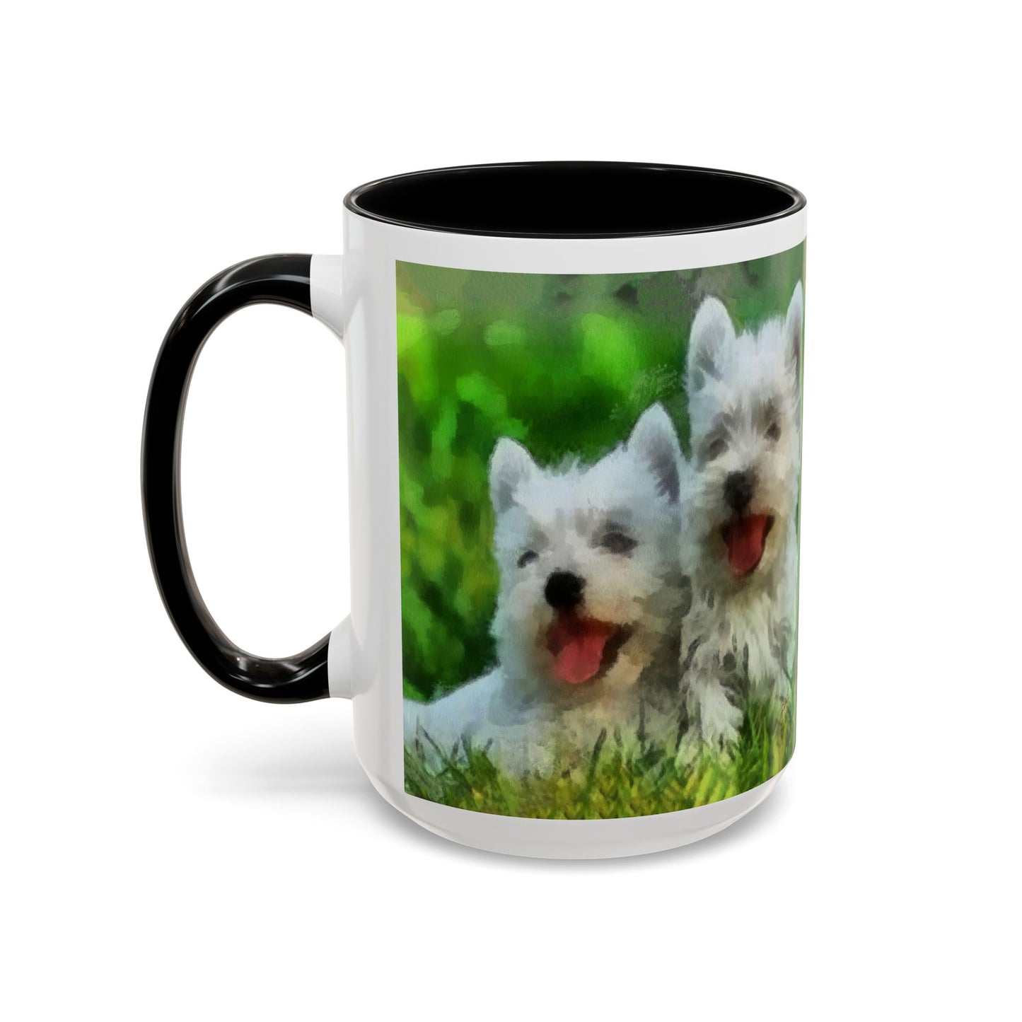 West Highland Terriers 'Westies' Accent Coffee Mug, 2 sizes
