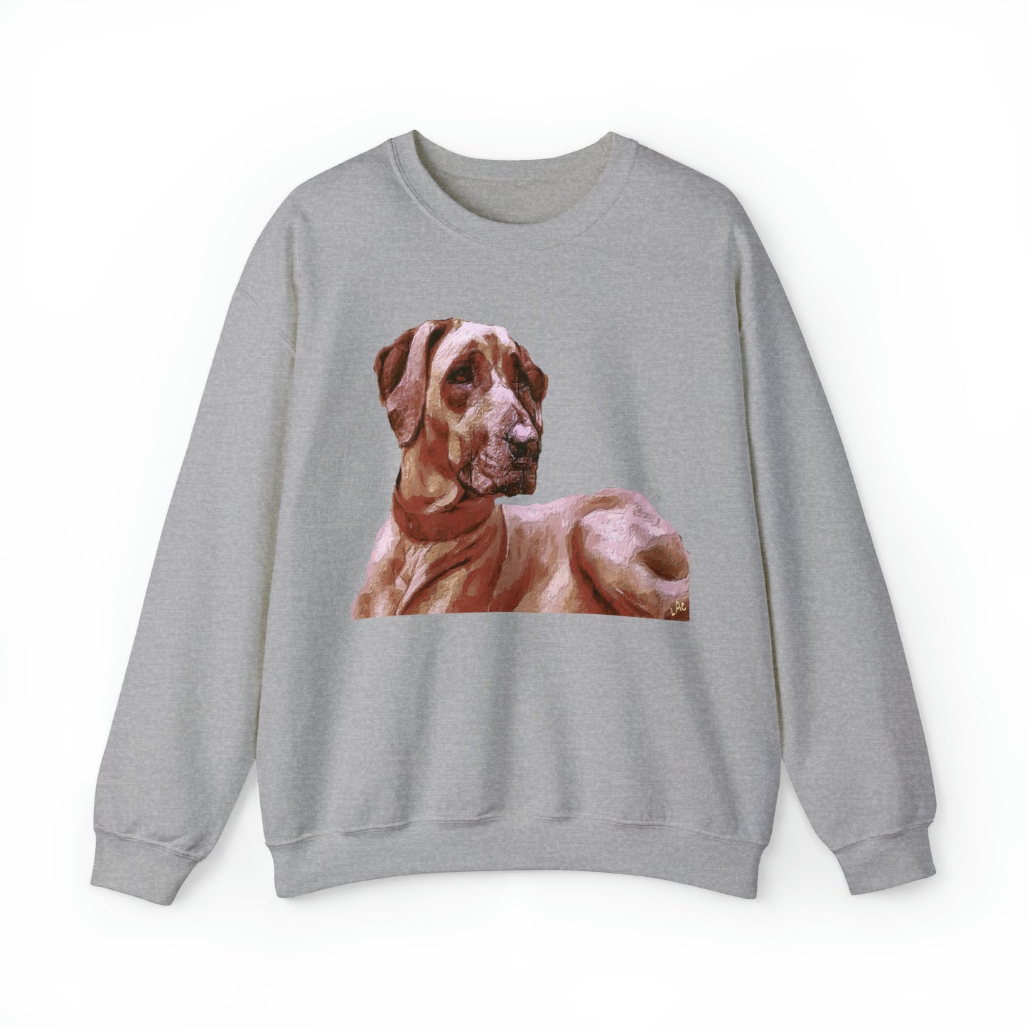 Rhodesian Ridgeback 'Thor' Unisex 50/50 Crewneck Sweatshirt