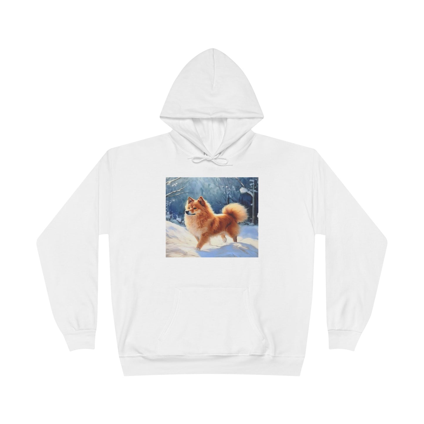 Finnish Spitz - Cozy Fleece Lined Pullover Hoodie