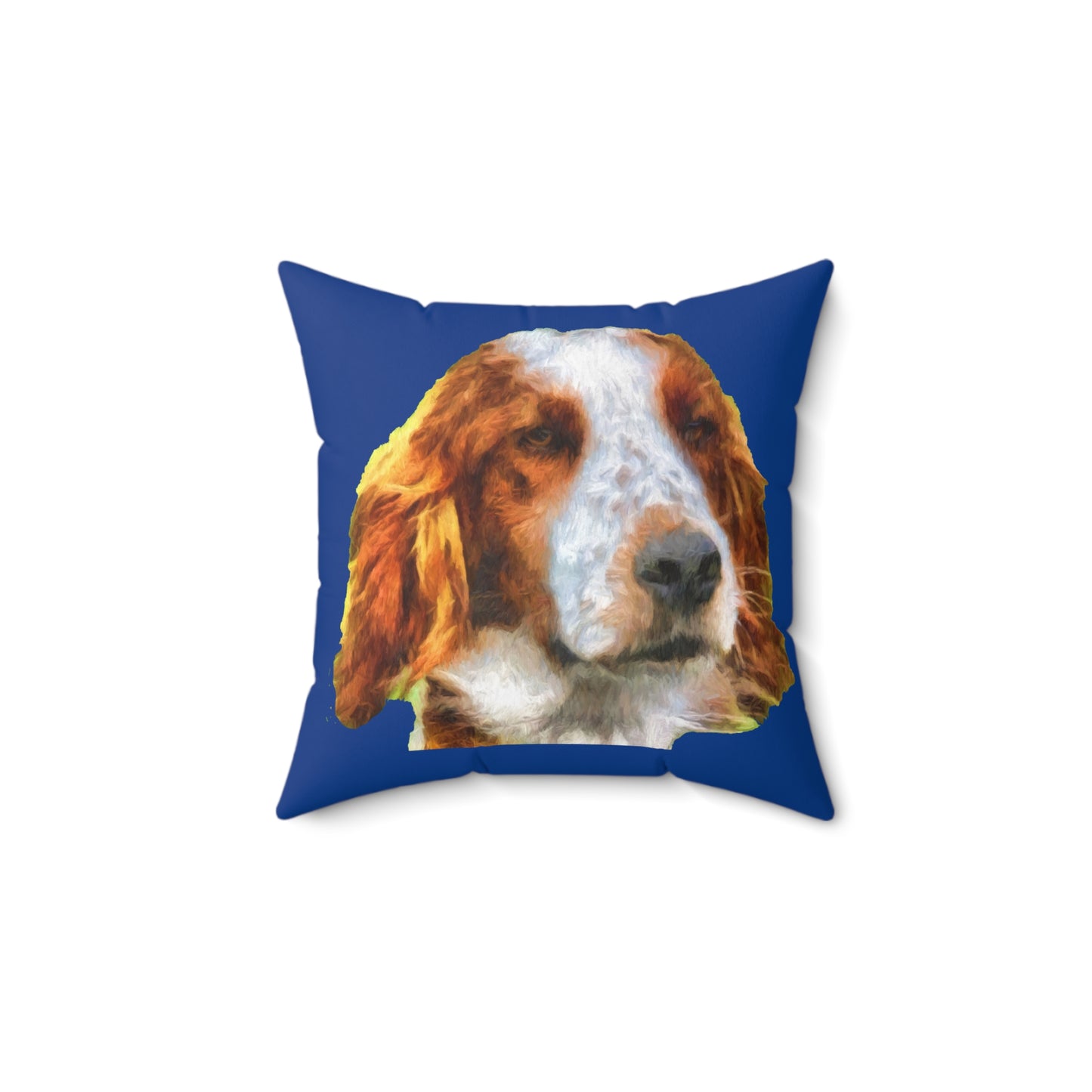 Irish Red & White Setter Spun Polyester Throw Pillow