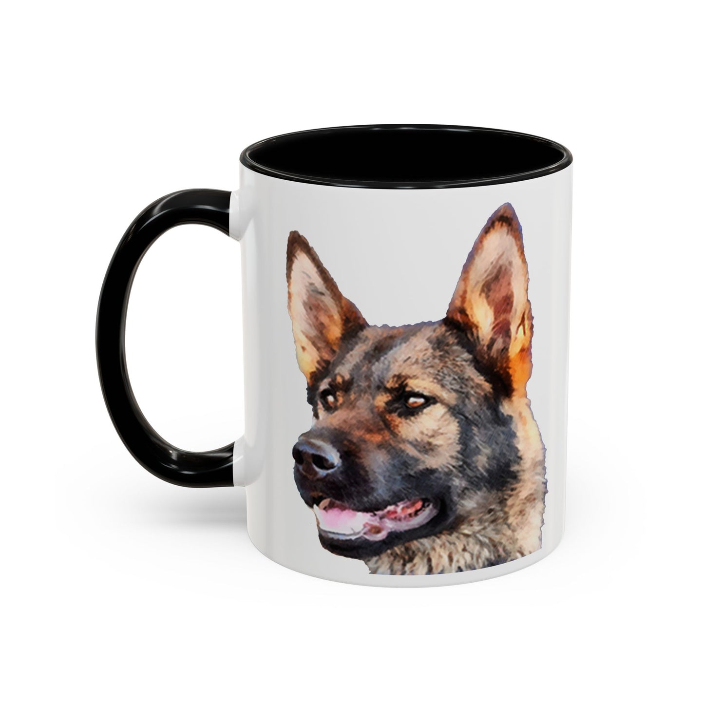 German Shepherd 'Hans' Accent Coffee Mug