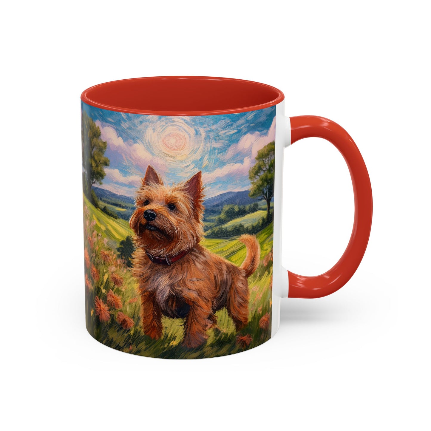 Norwich Terrier Accent Coffee Mug