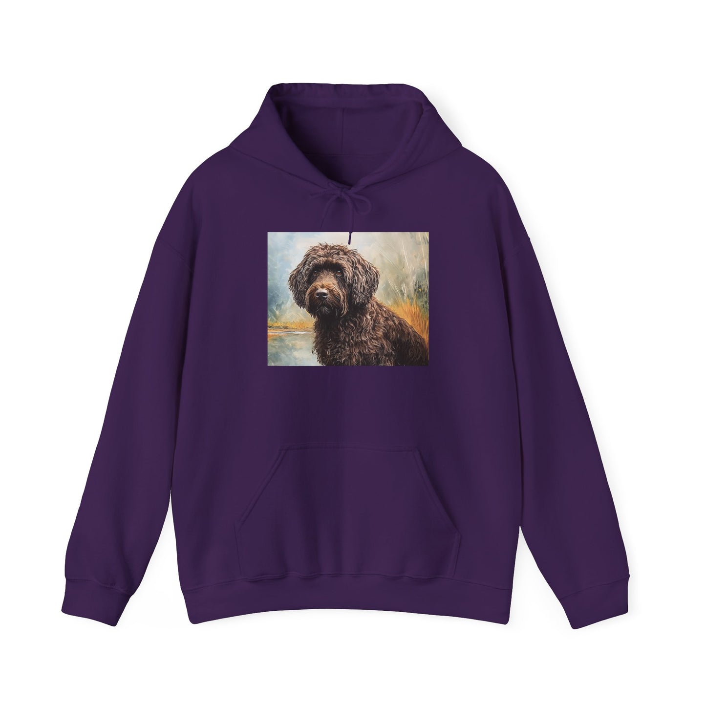 Barbet Unisex 50/50 Hooded Sweatshirt