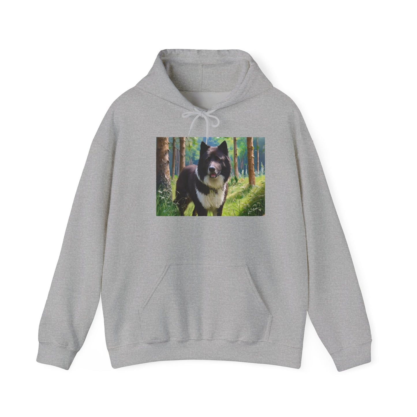 Karelian Bear Dog Unisex Cozy Hooded Sweatshirt