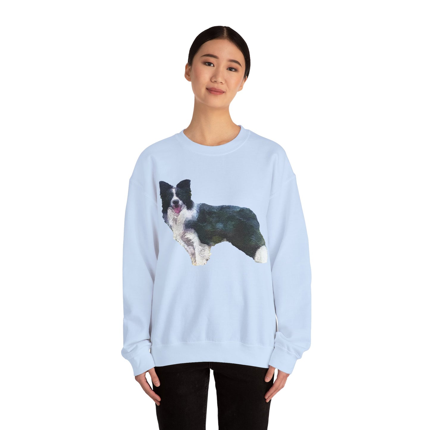 Border Collie 'Andrew' Unisex Crewneck Sweatshirt