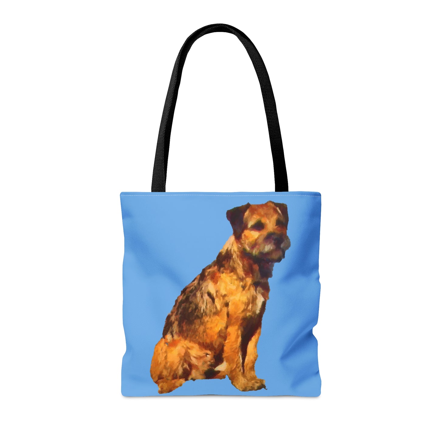 Charming 'Andrew' Border Terrier Tote Bag