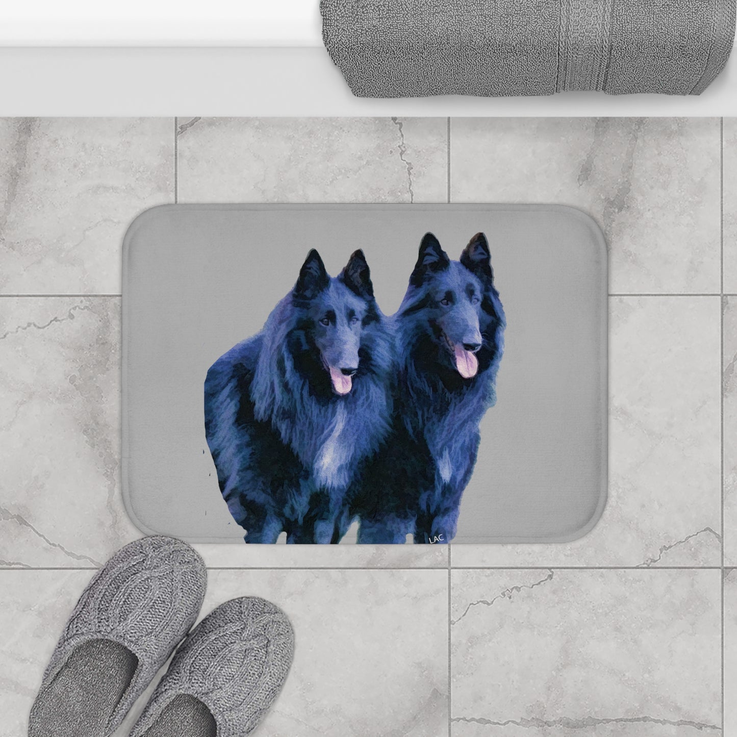 Belgian Shepherd Bathroom Rug Mat
