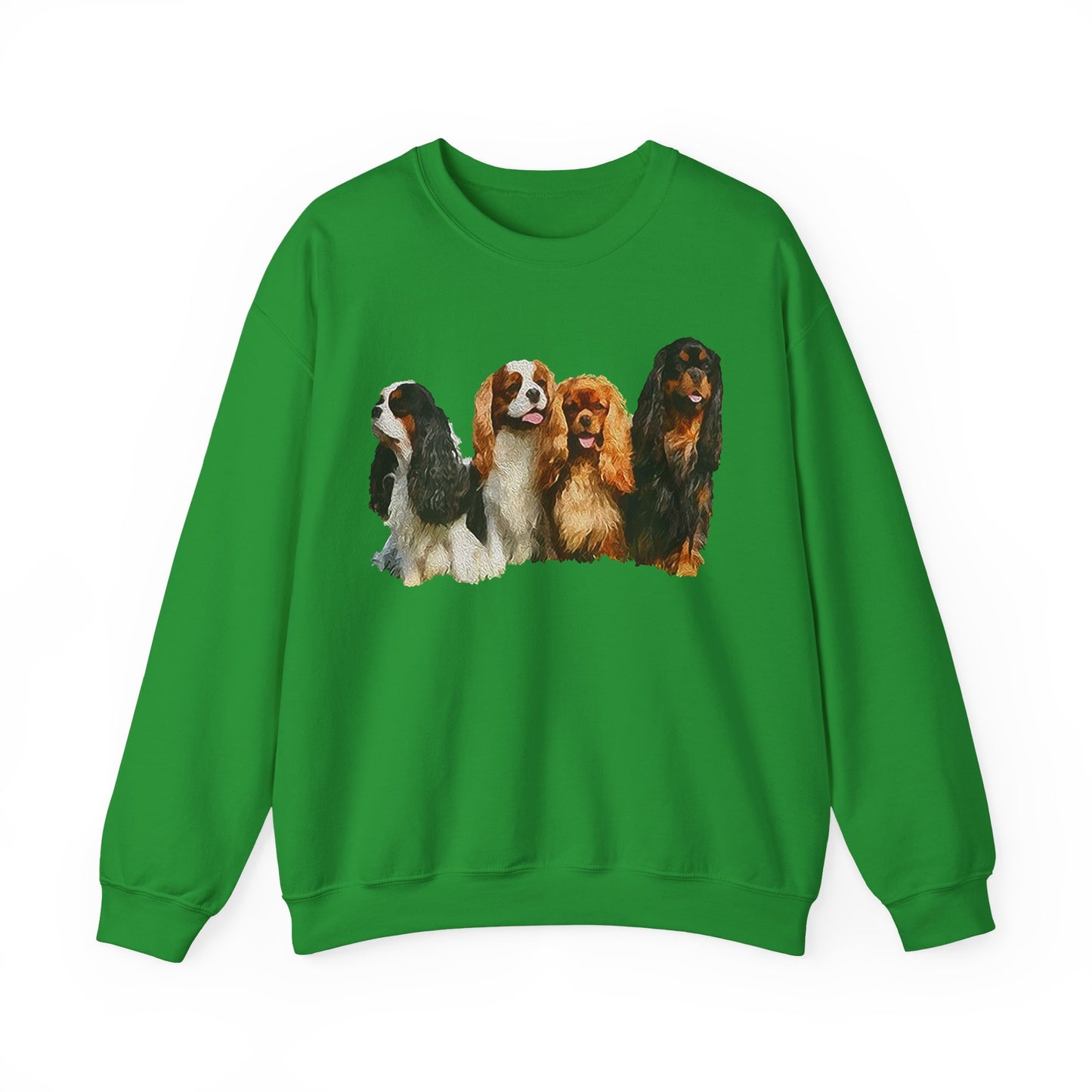Cozy King Charles Spaniels 'Cavalier Club' Unisex Crewneck Sweatshirt
