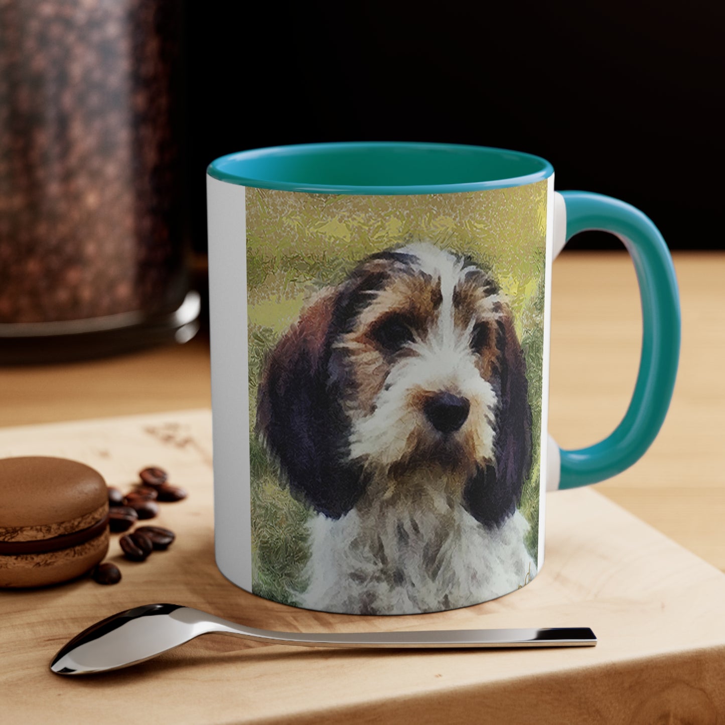 Petite Basset Griffon Accent Coffee Mug, 11oz