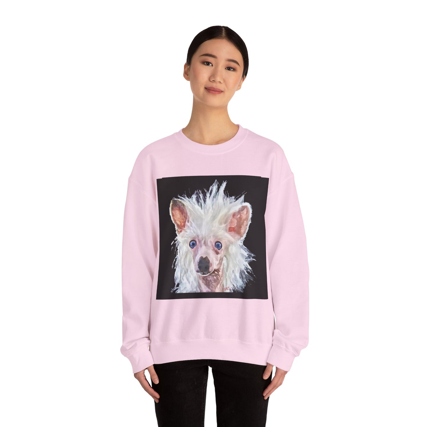 Chinese Crested Unisex 50/50 Crewneck Sweatshirt