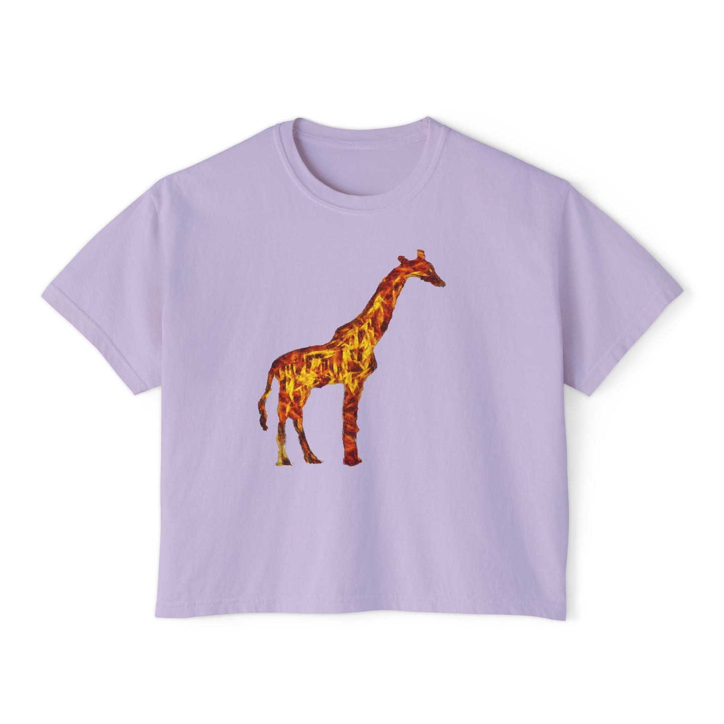 Giraffe - Women's Oversized Boxy Tee