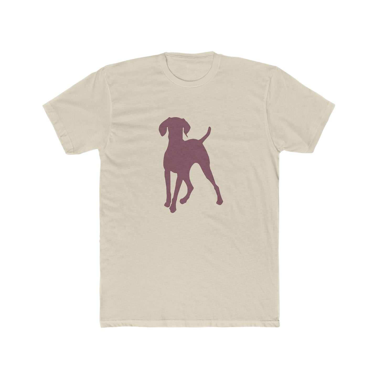 Hungarian Vizsla -- Men's Fitted Cotton Crew Tee