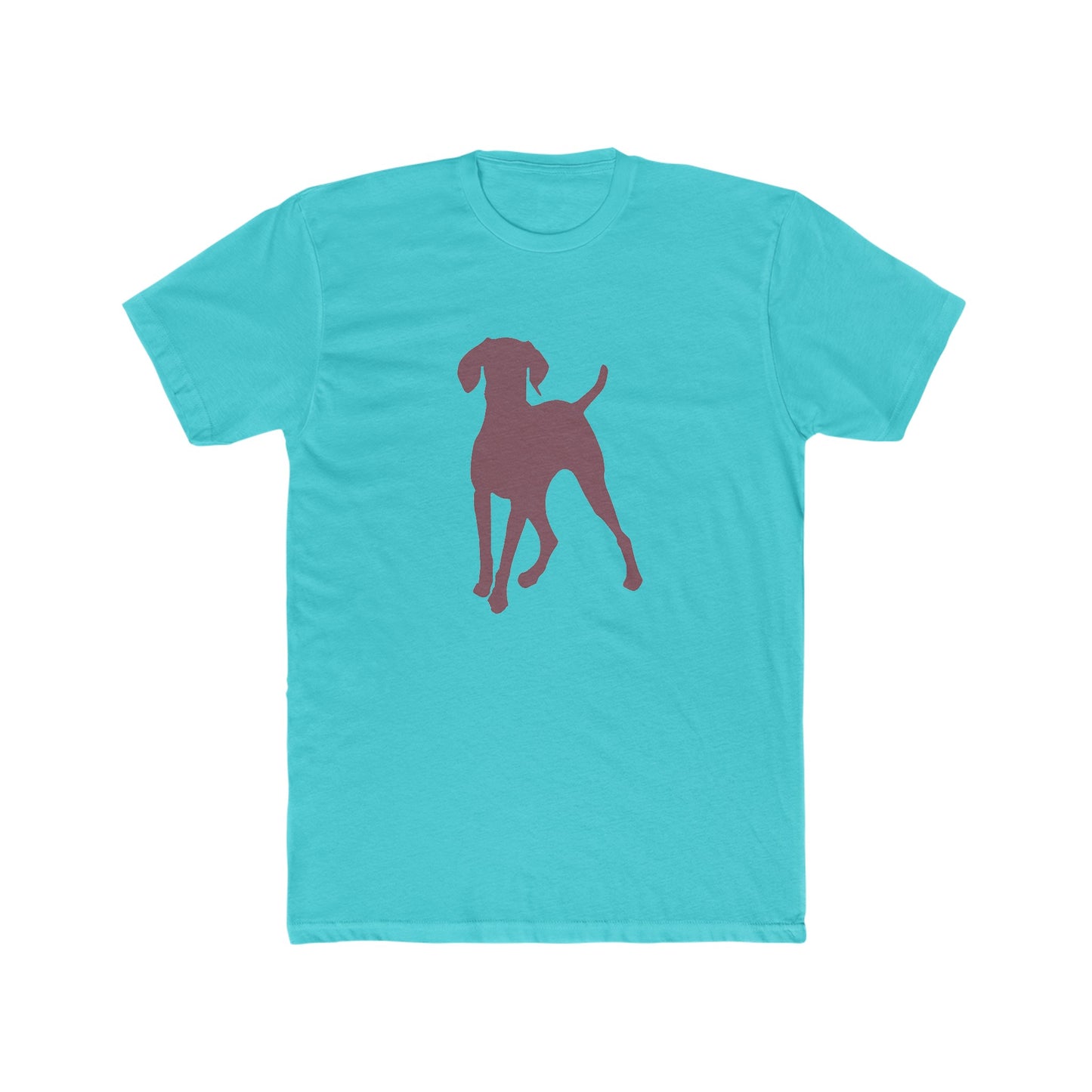 Hungarian Vizsla -- Men's Fitted Cotton Crew Tee
