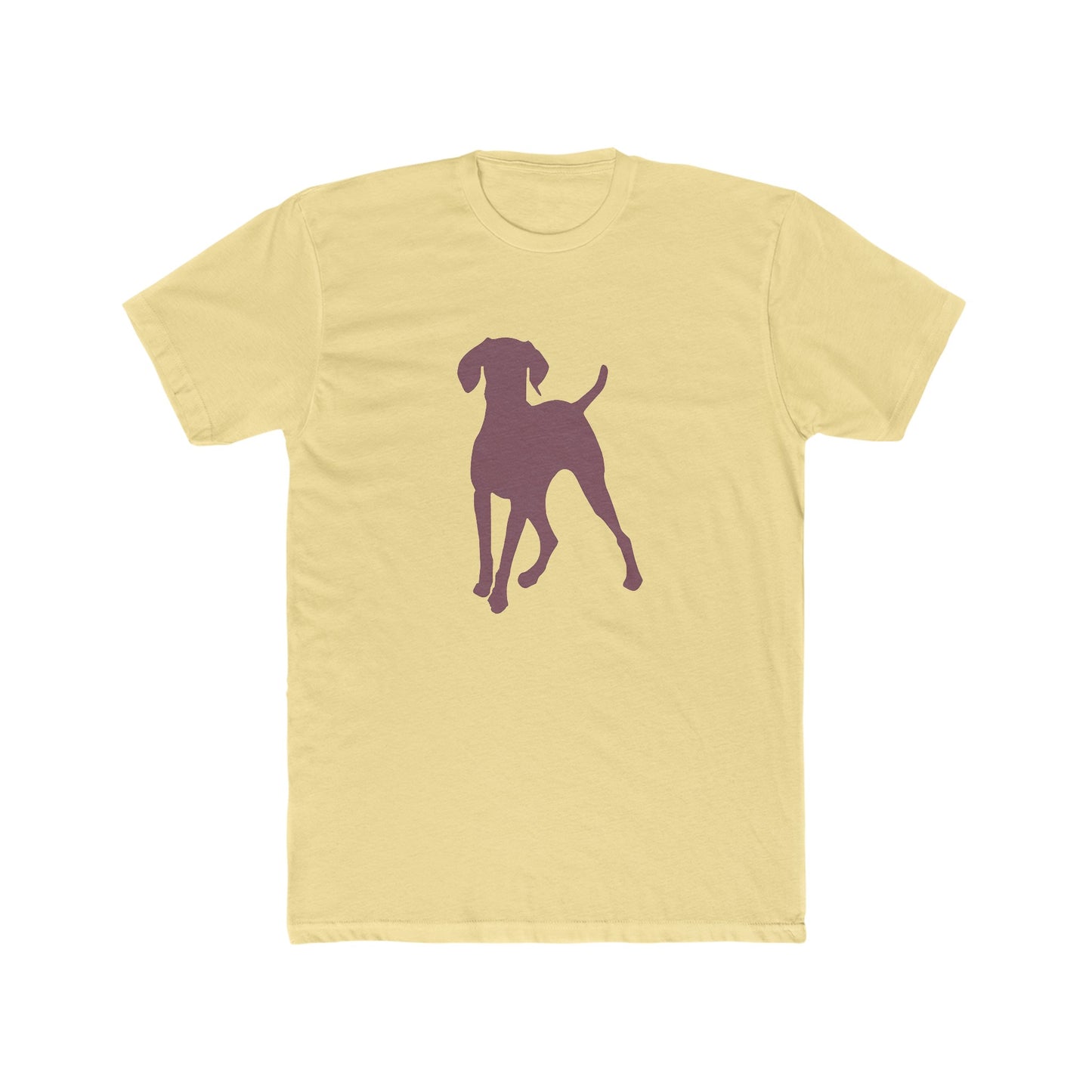 Hungarian Vizsla -- Men's Fitted Cotton Crew Tee