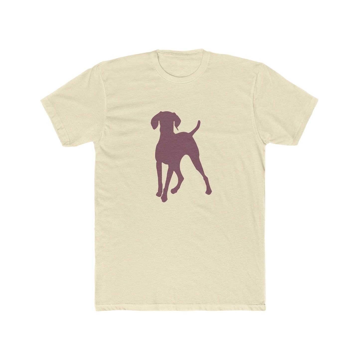 Hungarian Vizsla -- Men's Fitted Cotton Crew Tee