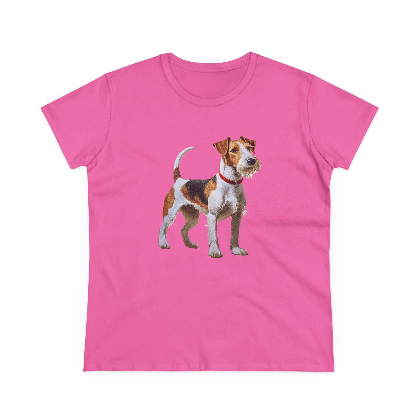 Wire Fox Terrier Women's Midweight Cotton Tee