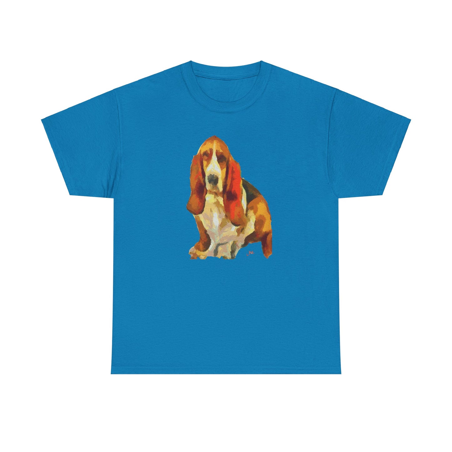 Basset Hound Dreamscape Heavy Cotton Tee