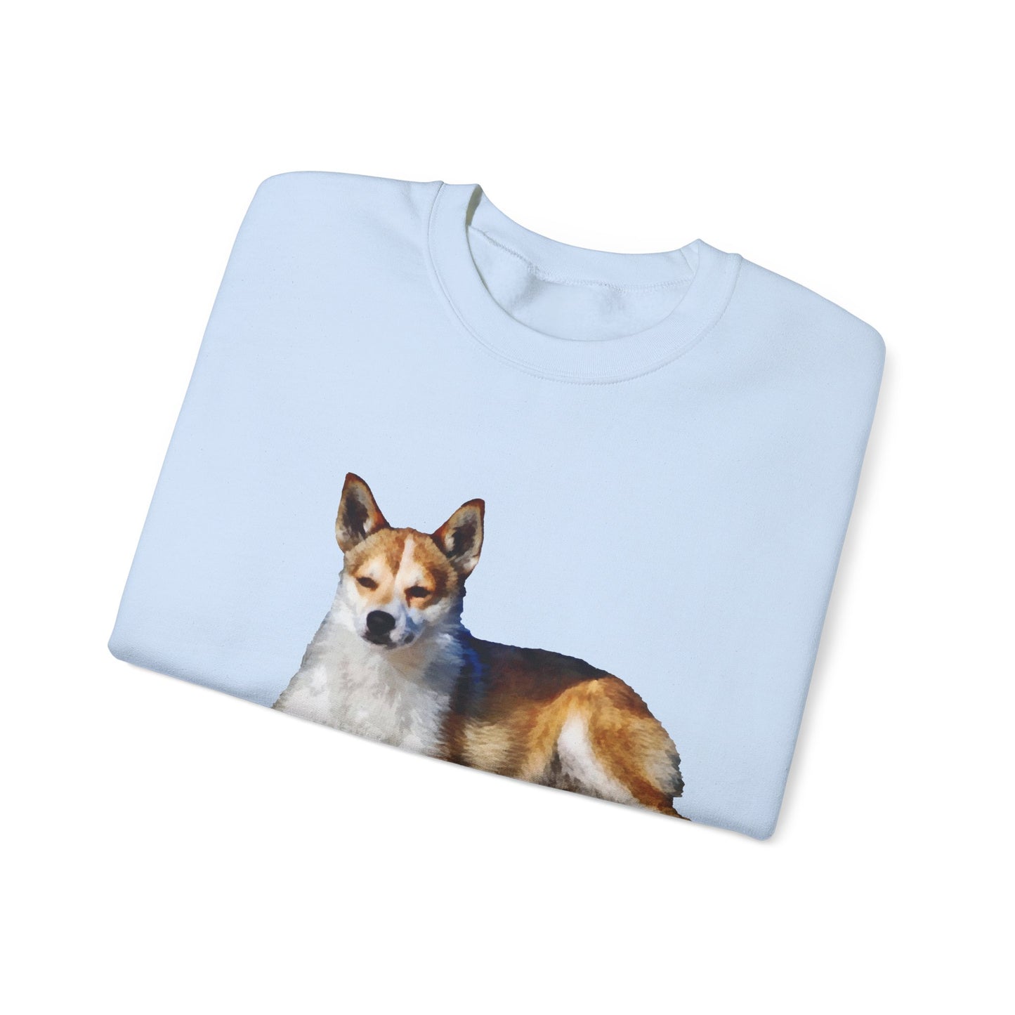 Norwegian Lundehund Unisex 50/50 Crewneck Sweatshirt by DoggyLips™
