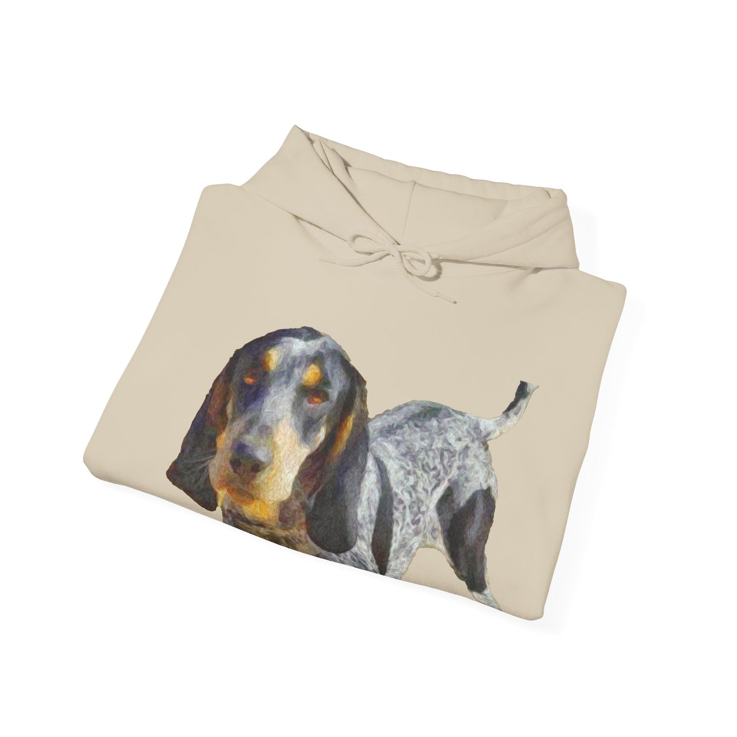 Bluetick Coonhound Unisex 50/50 Hoodie: Snuggle Up in Style!