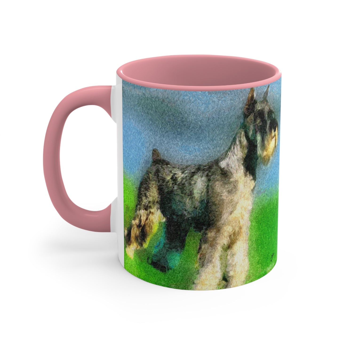 Standard Schnauzer Accent Coffee Mug, 11oz