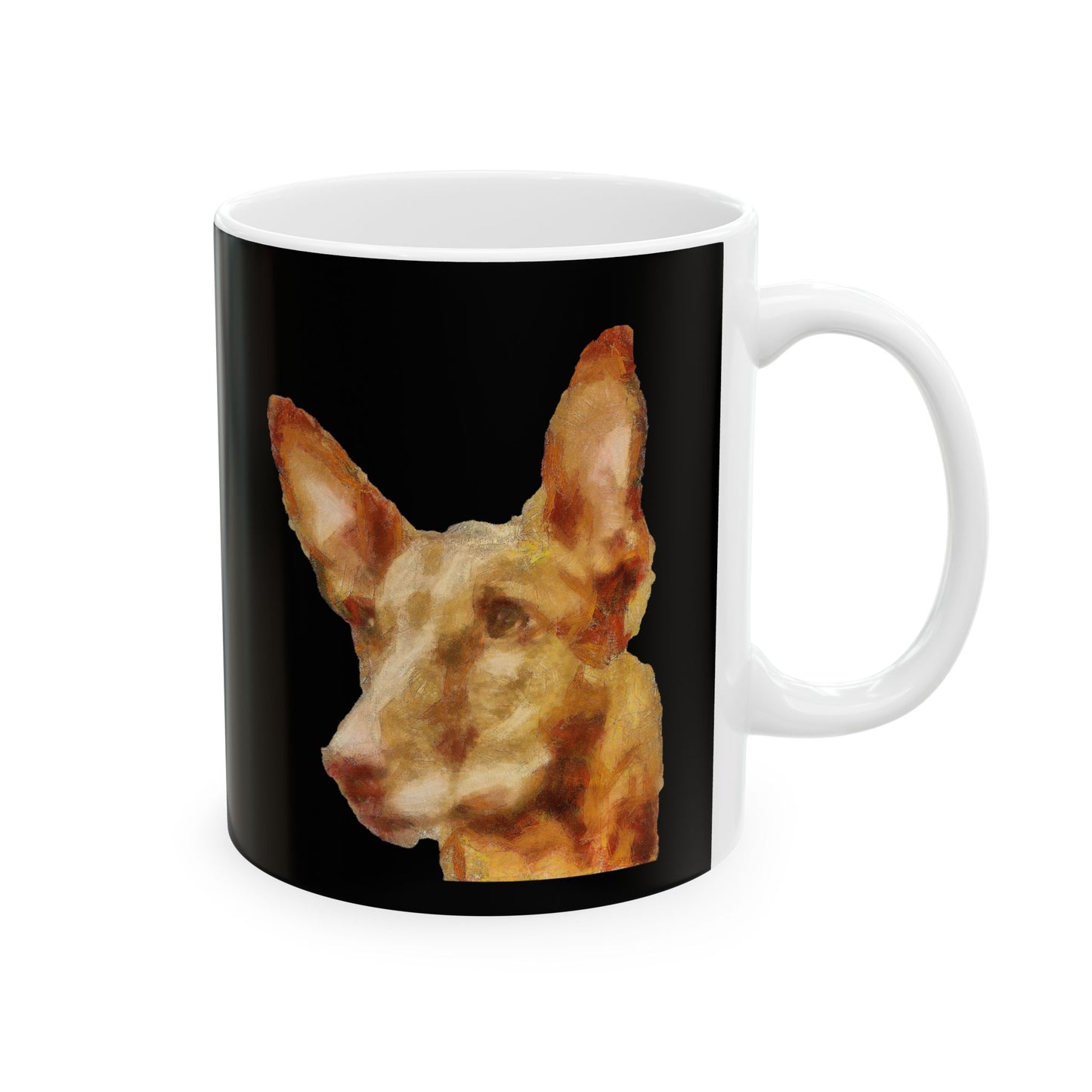 Egyptian Pharaoh Hound Ceramic Mug 11oz