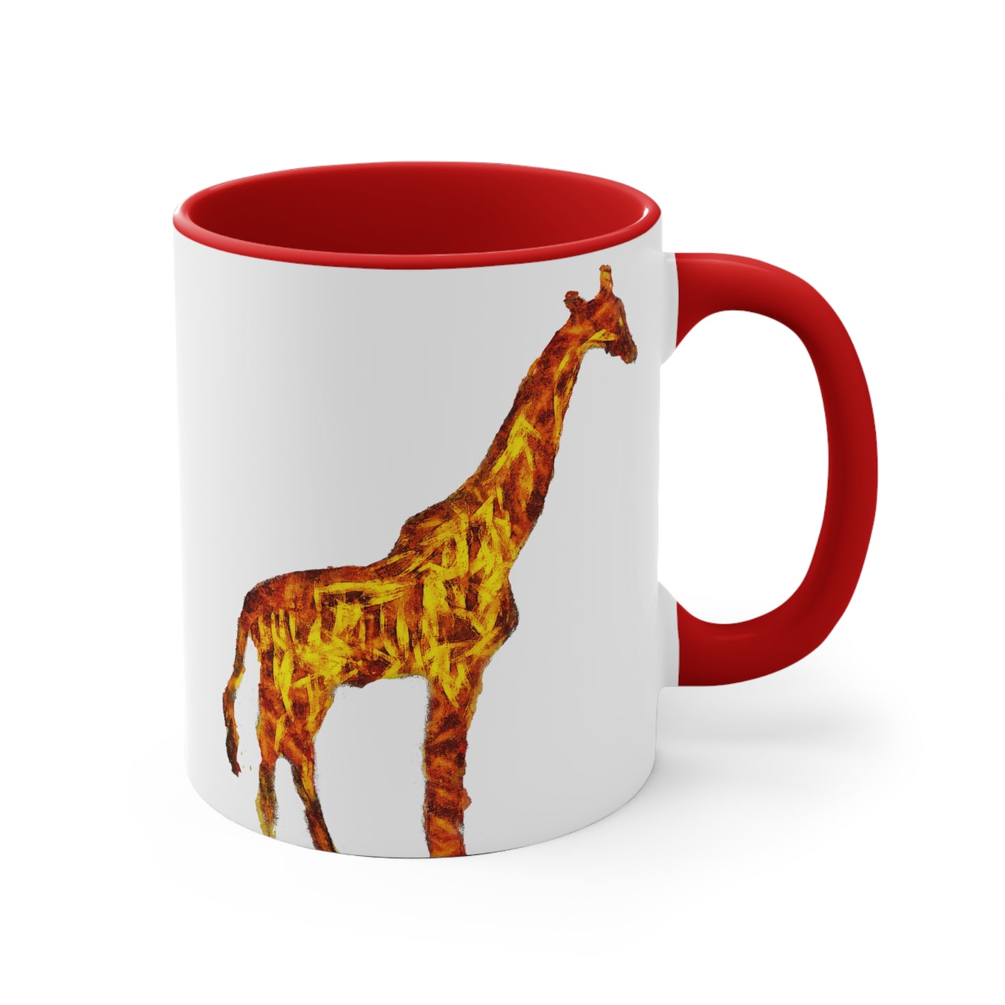 Giraffe 'Camile' Accent Coffee Mug, 11oz