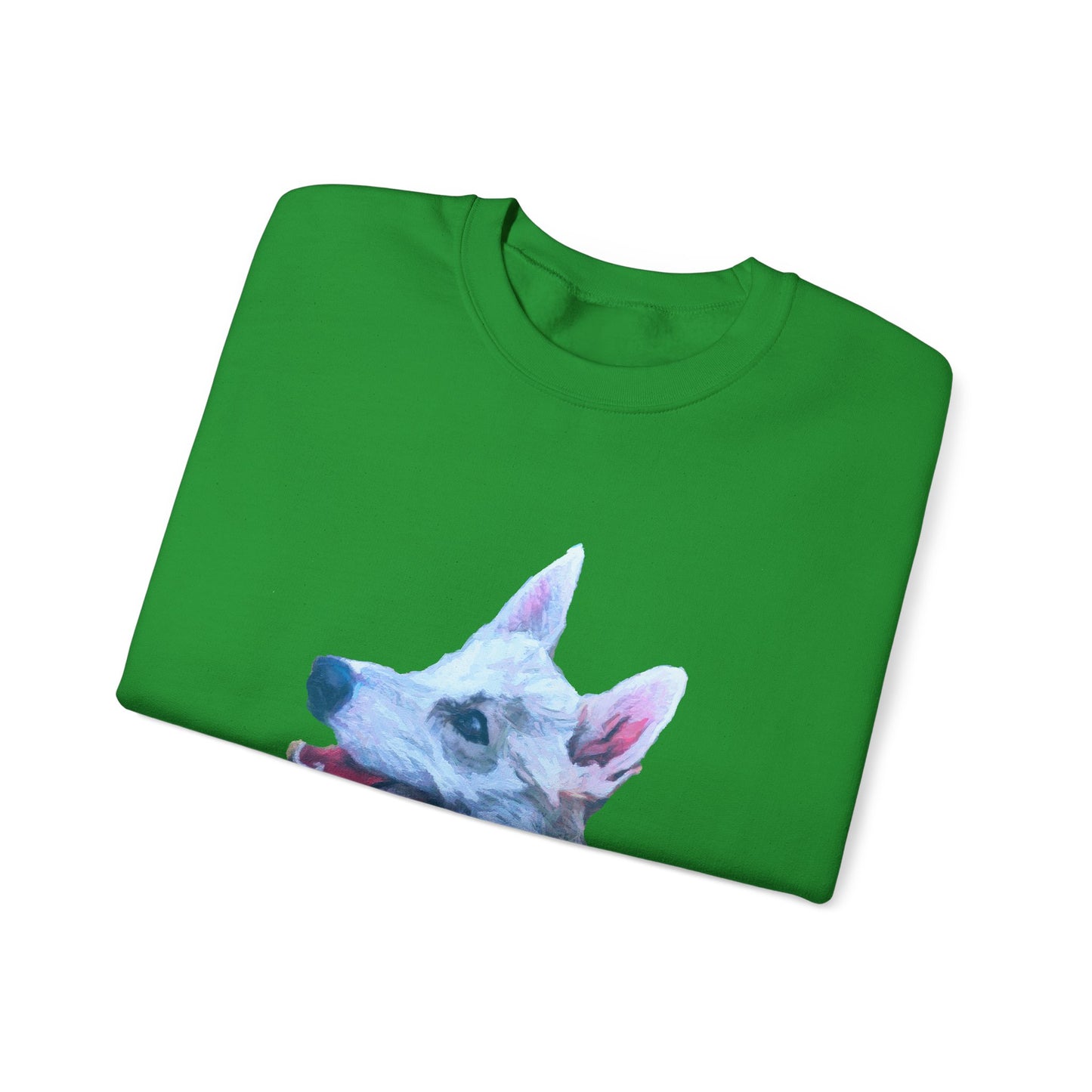 Norwegian Buhund Unisex 50/50 Crewneck Sweatshirt
