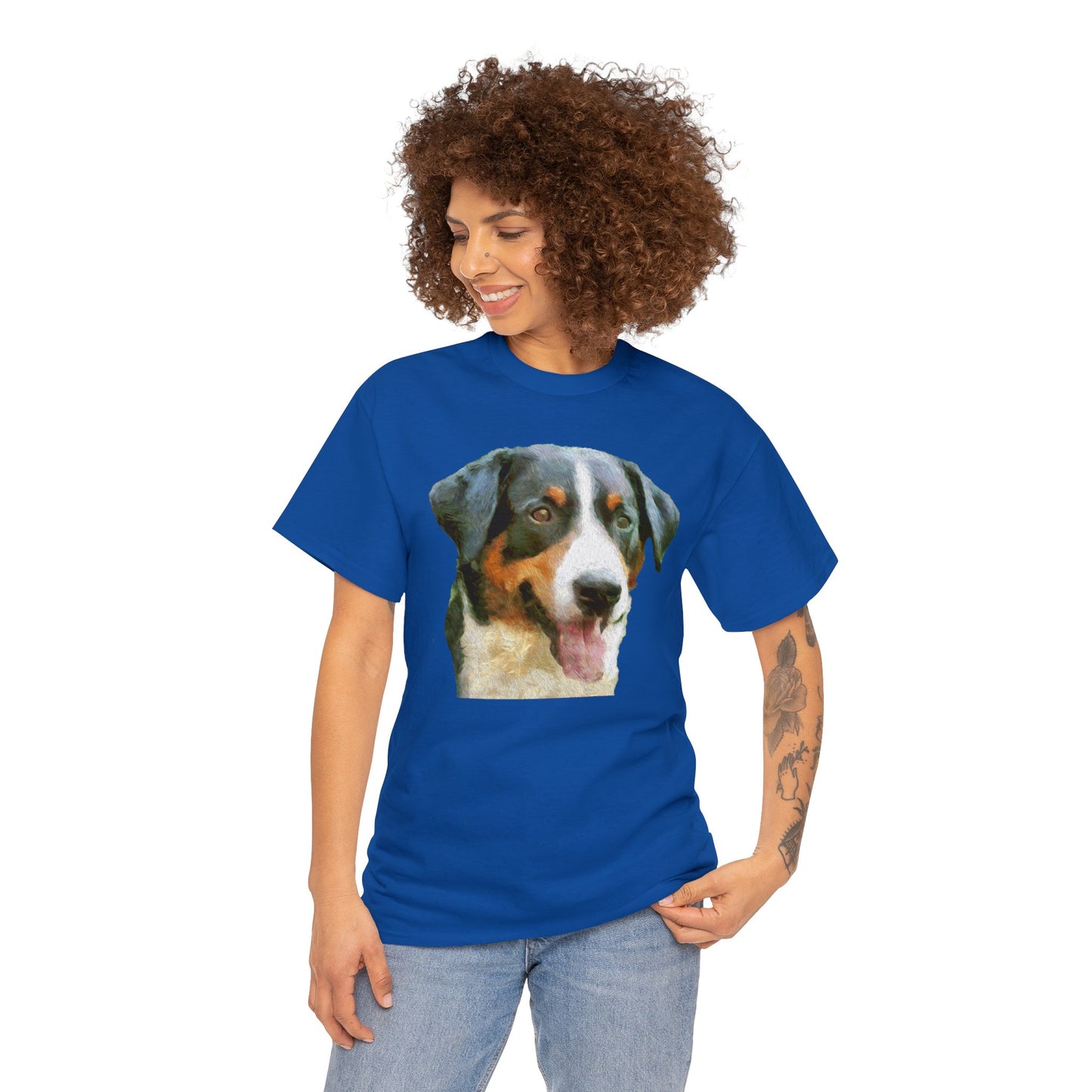 Appenzeller Sennenhund Classic Unisex Heavy Cotton Tee