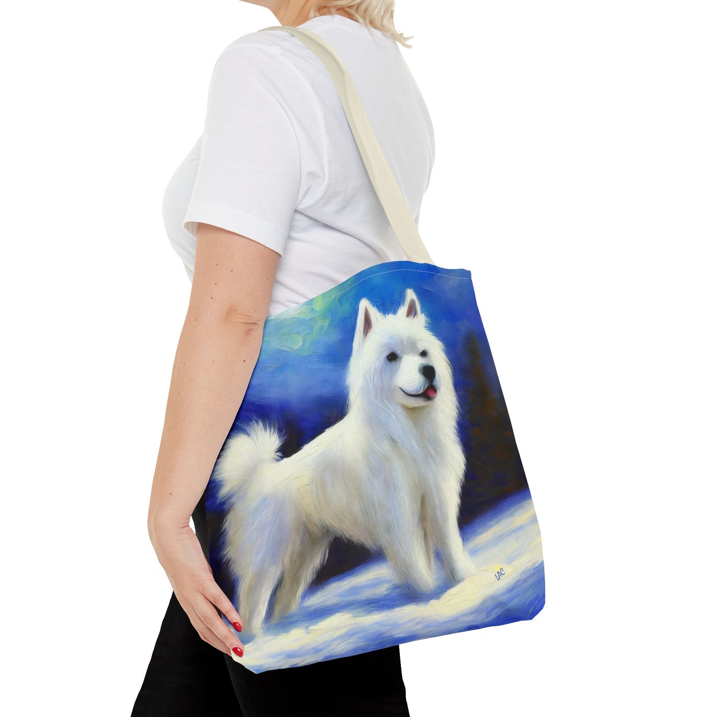 American Eskimo Dog Tote Bag - The Elegant Canine Companion