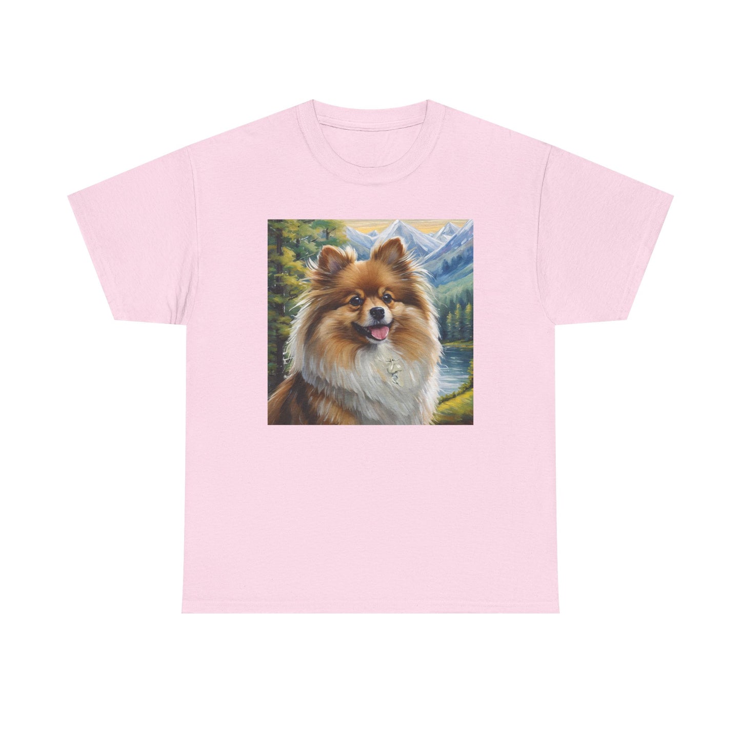 German Spitz Unisex Heavy Cotton Tee