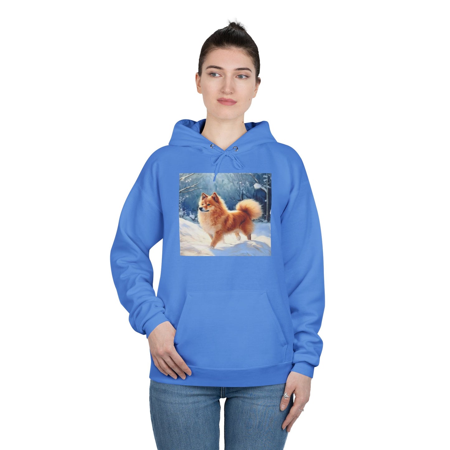 Finnish Spitz - Cozy Fleece Lined Pullover Hoodie