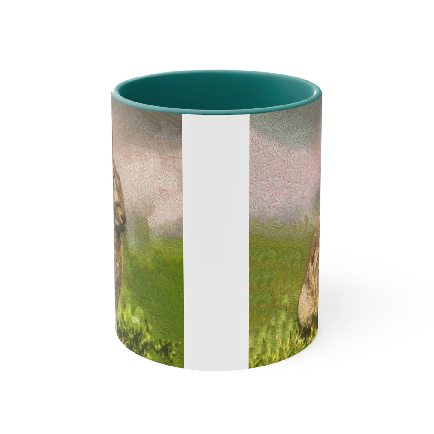 Rabbit 'Clover' Accent Coffee Mug, 11oz
