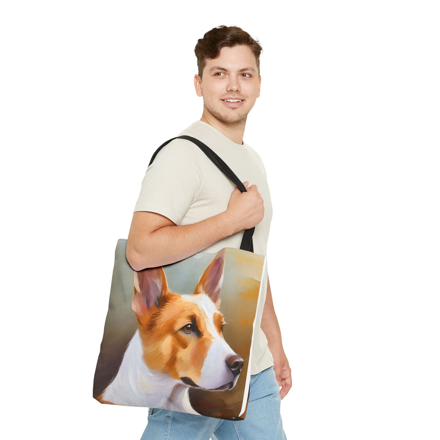 Canaan Dog of Israel Tote Bag (AOP)