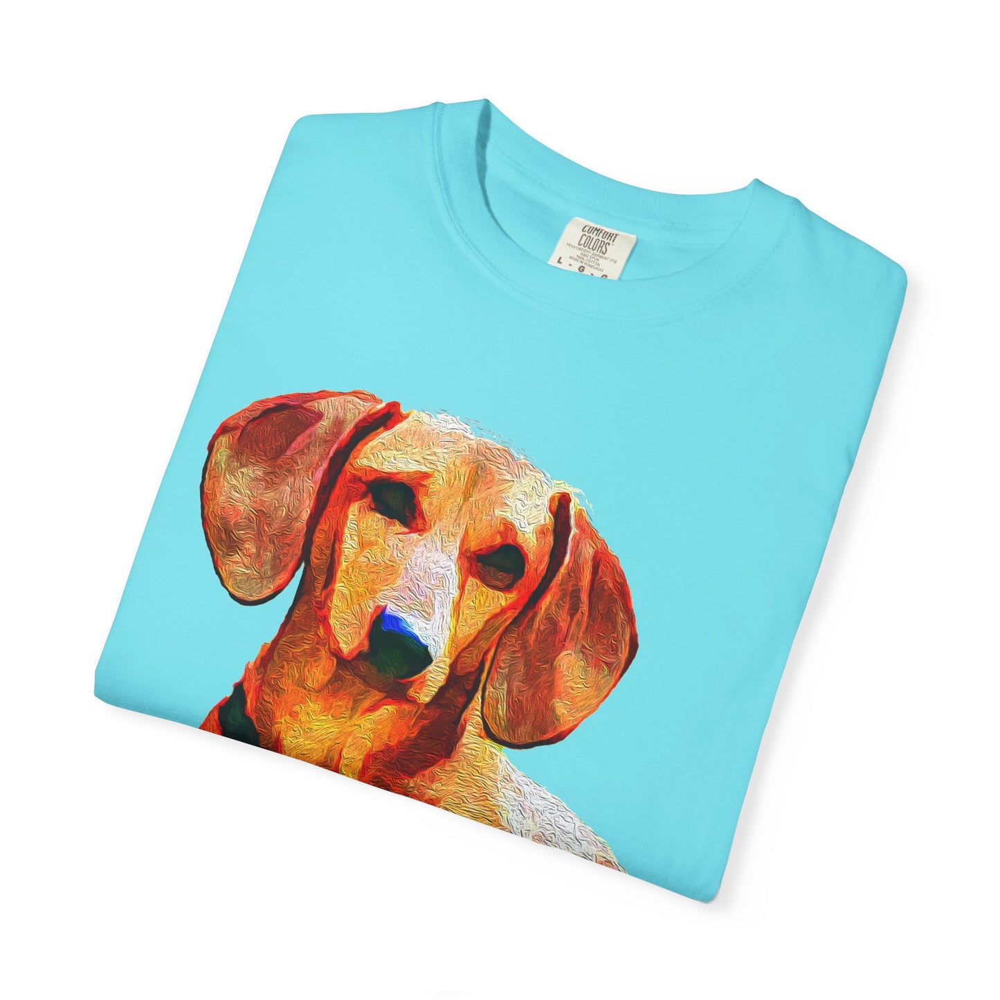 Dachshund 'Daisey' Unisex Relaxed Fit Garment-Dyed T-shirt