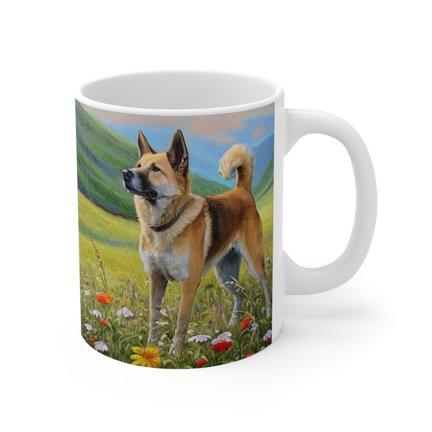 Korean Jindo Ceramic Mug 11oz