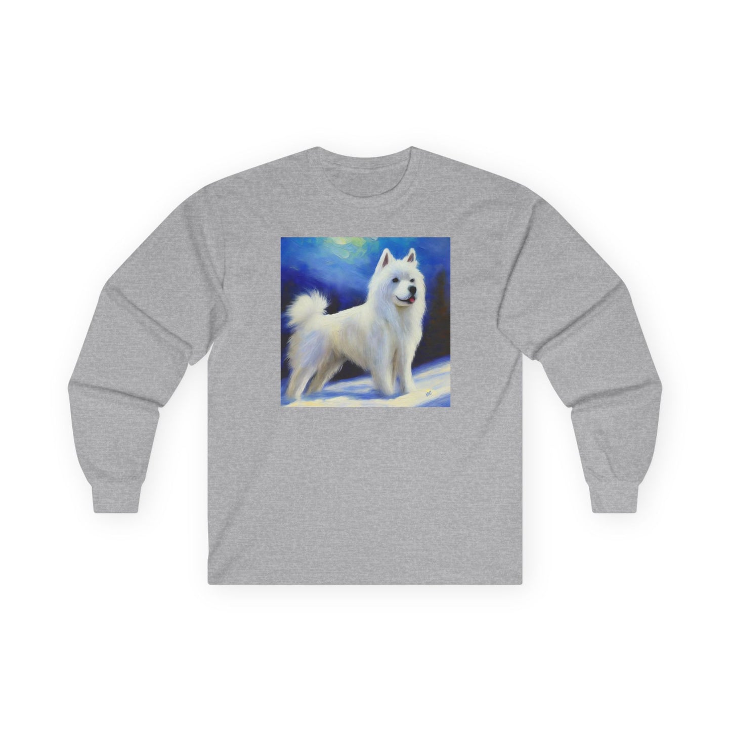 American Eskimo Dog Cotton Long Sleeve Tee