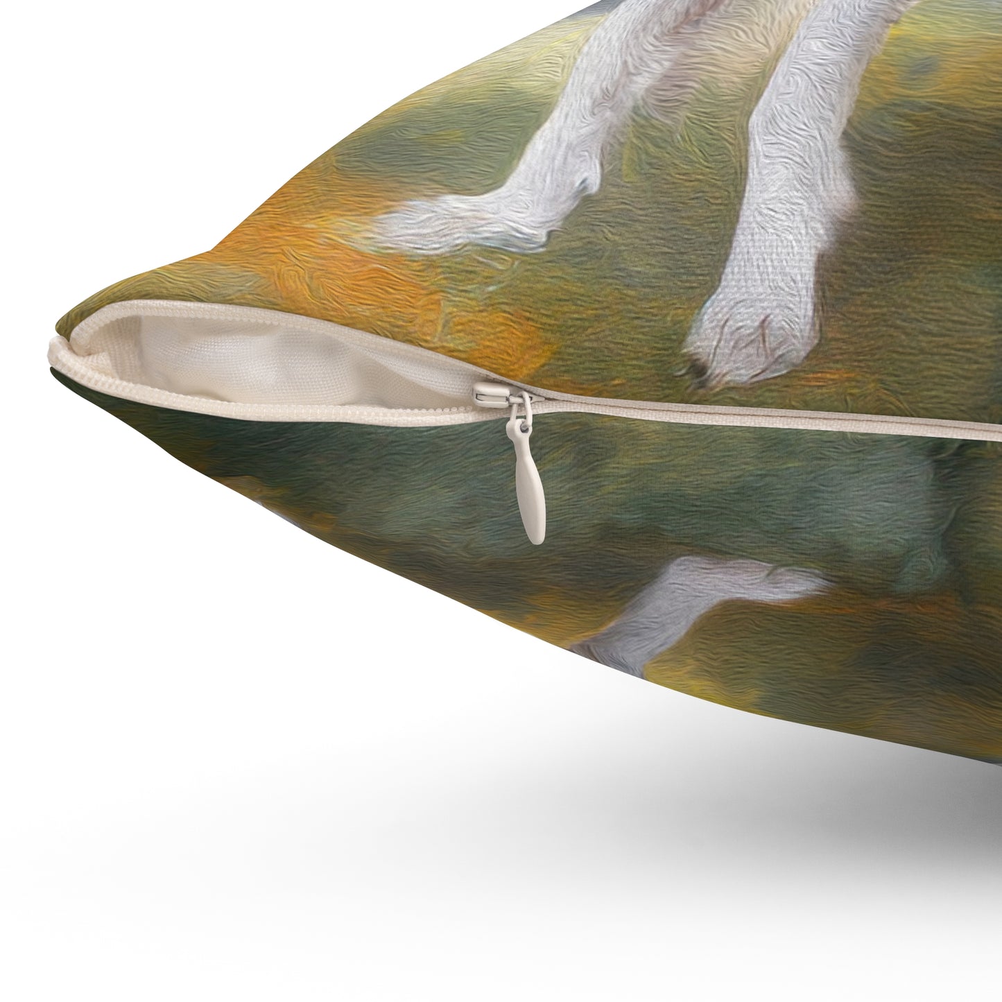 Borzoi - Russian Wolfhound Spun Polyester Throw Pillow