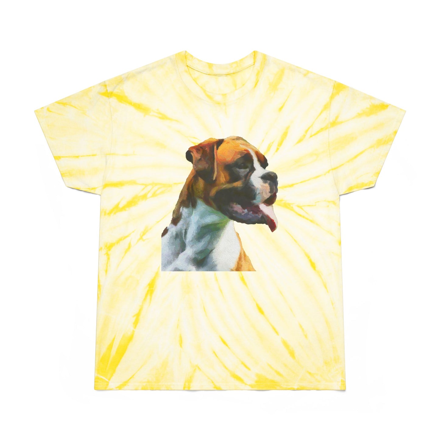 Boxer 'Cooper' Unisex Cotton Tie-Dye Tee - Cyclone Delight